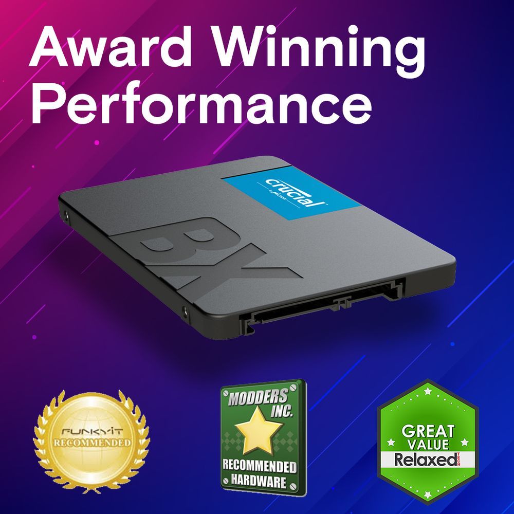 Твердотельный накопитель CRUCIAL 4000 Gb BX500 (CT4000BX500SSD1)