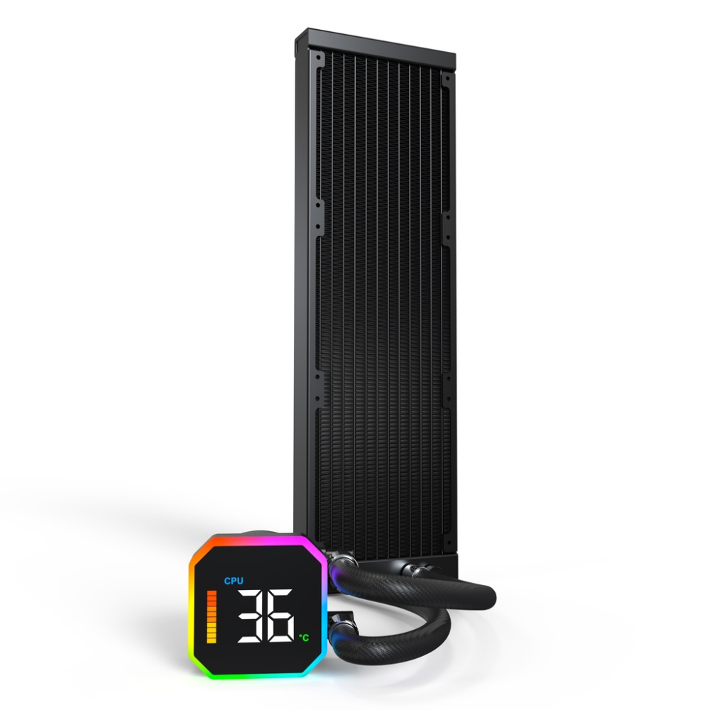 Система жидкостного охлаждения для процессора Montech HYPERFLOW DIGITAL 360 (B) Black