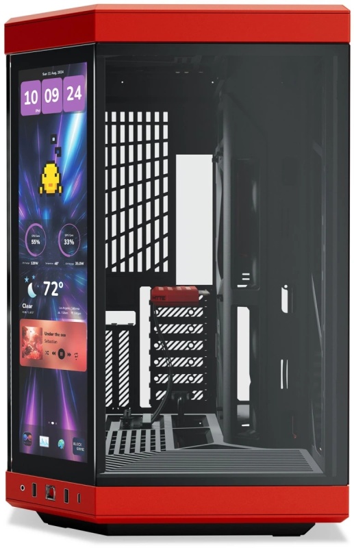 Компьютерный корпус HYTE Y70 Infinite Black/Red (CS-HYTE-Y70TTI-RB)