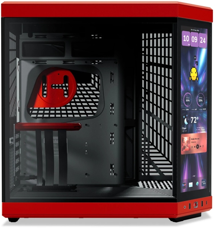 Компьютерный корпус HYTE Y70 Infinite Black/Red (CS-HYTE-Y70TTI-RB)