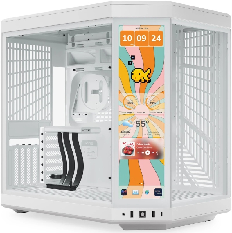 Компьютерный корпус HYTE Y70 Infinite White (CS-HYTE-Y70TTI-WW)