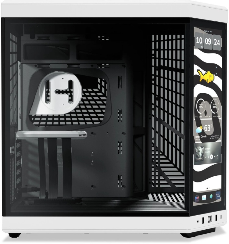 Компьютерный корпус HYTE Y70 Infinite Black/White (CS-HYTE-Y70TTI-WB)