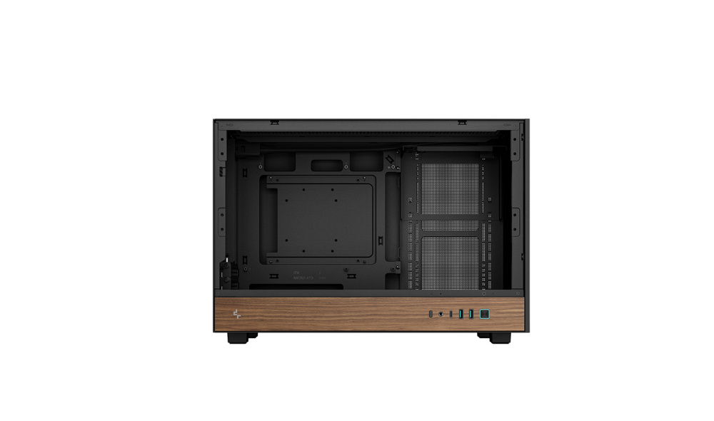 Компьютерный корпус Deepcool CH260 WOOD TG Black