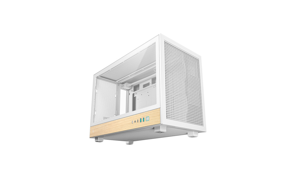 Компьютерный корпус Deepcool CH260 WOOD WH TG White