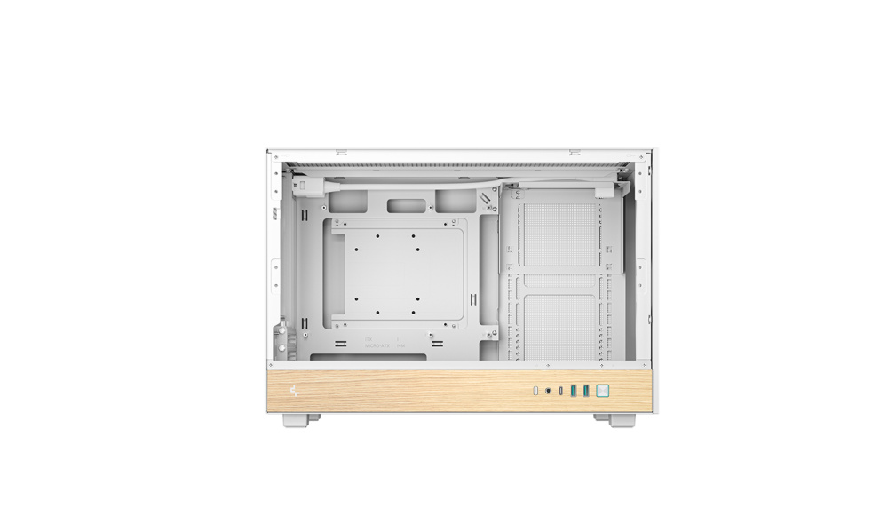 Компьютерный корпус Deepcool CH260 WOOD WH TG White