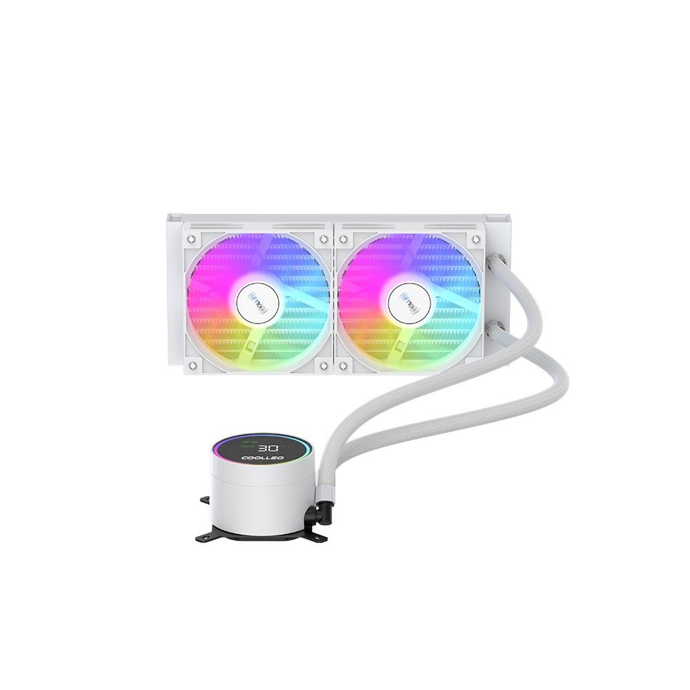 Система жидкостного охлаждения для процессора Coolleo ICE Fairy DIG 240 LITE White (DIG-240-LITE-WH)