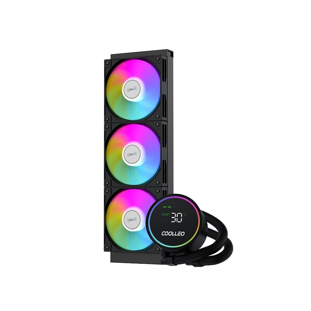 Система жидкостного охлаждения для процессора Coolleo ICE Fairy DIG 360 LITE Black (DIG-360-LITE-BK)