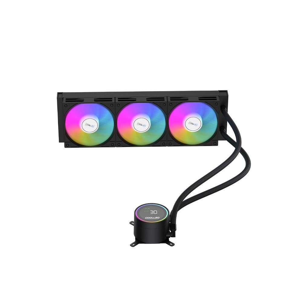 Система жидкостного охлаждения для процессора Coolleo ICE Fairy DIG 360 LITE Black (DIG-360-LITE-BK)