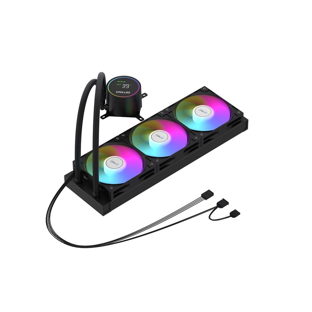 Система жидкостного охлаждения для процессора Coolleo ICE Fairy DIG 360 LITE Black (DIG-360-LITE-BK)