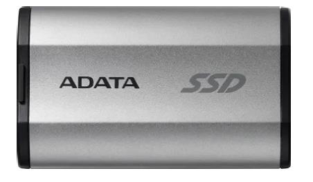Внешний SSD ADATA 2000 Gb SD810 Silver Grey USB 3.2 (SD810-2000G-CSG)
