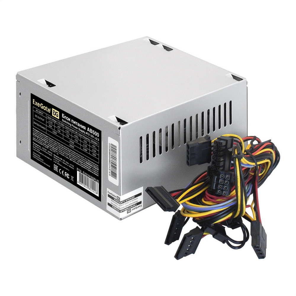 Блок питания ExeGate 500W AB500 (EX219185RUS)