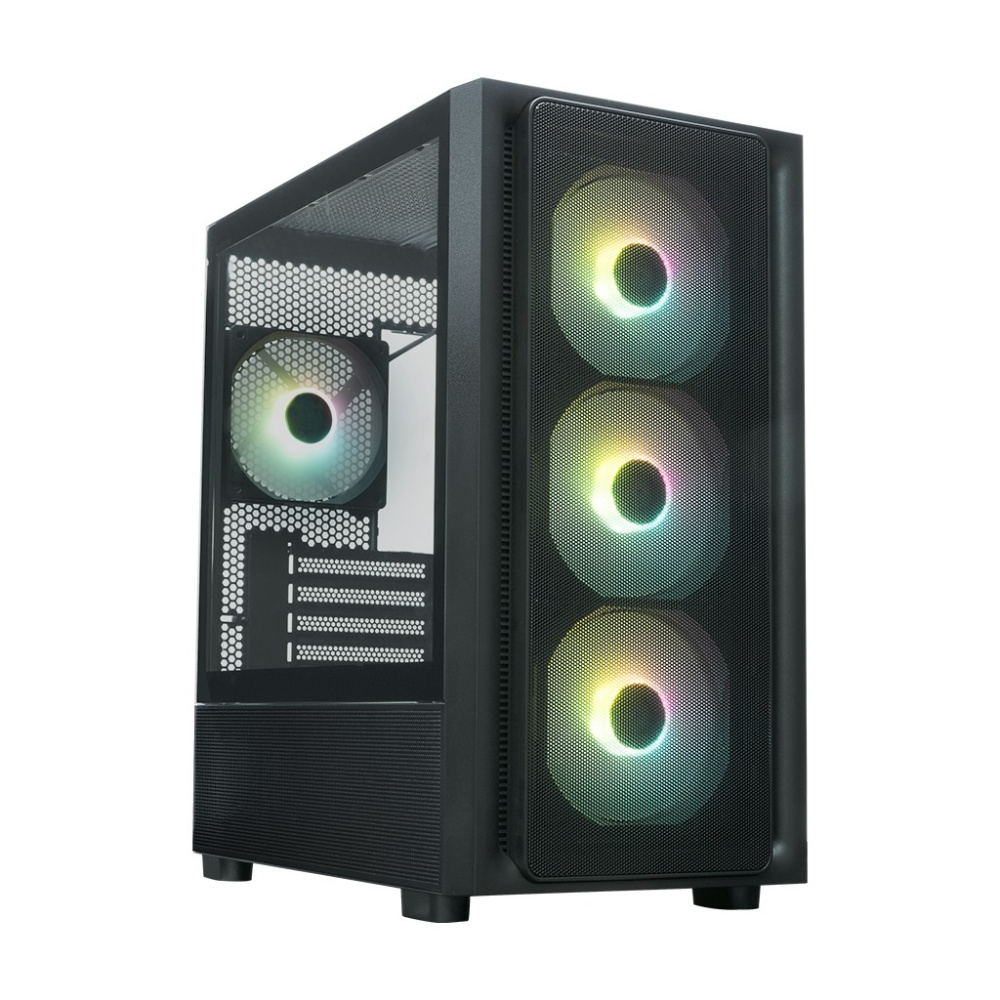 Компьютерный корпус XASTRA A411M 4ARGB-FC TG Black (A411M-4FC12A)