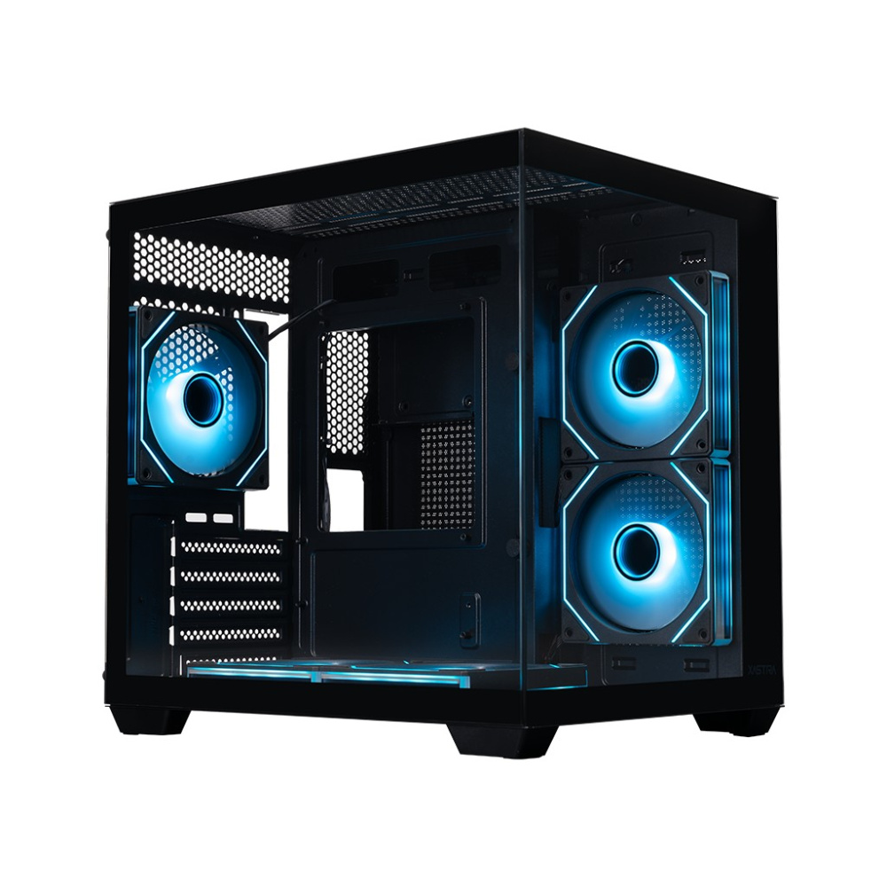 Компьютерный корпус XASTRA QW400M 5ARGB-C6-AC Black (QW400M-5FM12A-C6-AC)