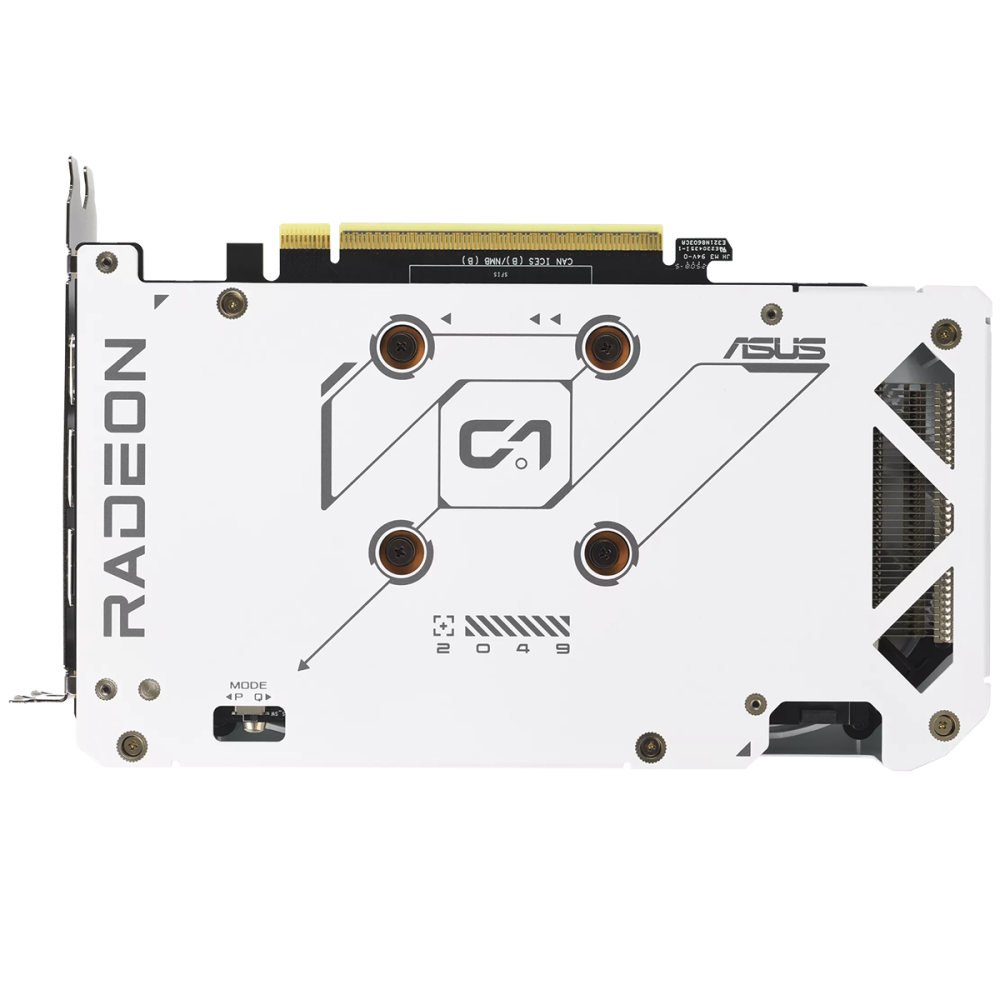 Видеокарта ASUS (DUAL-RX9060XT-16G-WHITE) Radeon RX 9060 XT 16GB DUAL WHITE (90YV0LG3-M0NA00)