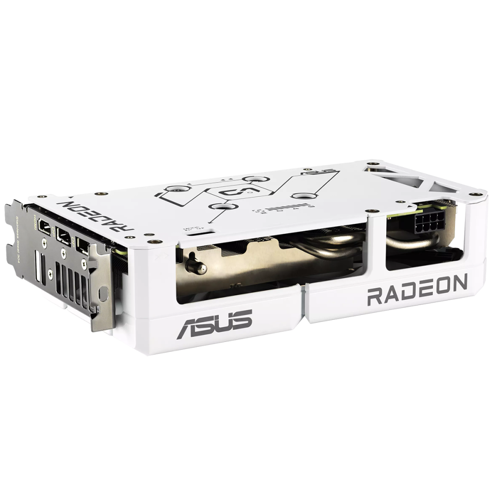 Видеокарта ASUS (DUAL-RX9060XT-16G-WHITE) Radeon RX 9060 XT 16GB DUAL WHITE (90YV0LG3-M0NA00)
