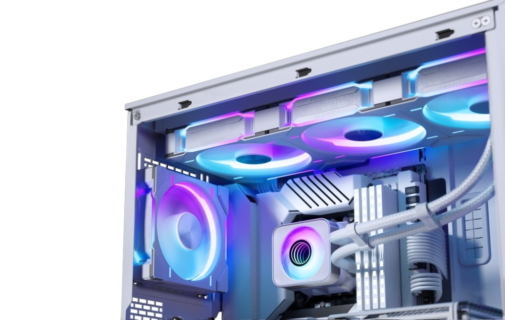 Система жидкостного охлаждения для процессора Phanteks Glacier One 420D30 X2 ARGB White (PH-GO420D30_DWT02)
