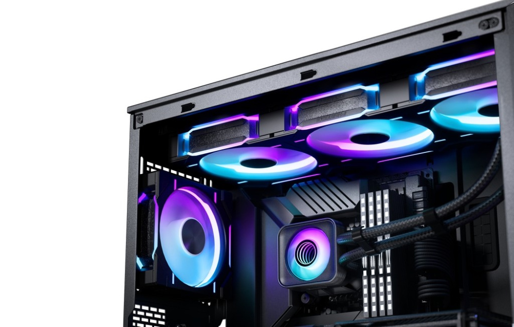 Система жидкостного охлаждения для процессора Phanteks Glacier One 420D30 X2 ARGB Black (PH-GO420D30_DBK02)