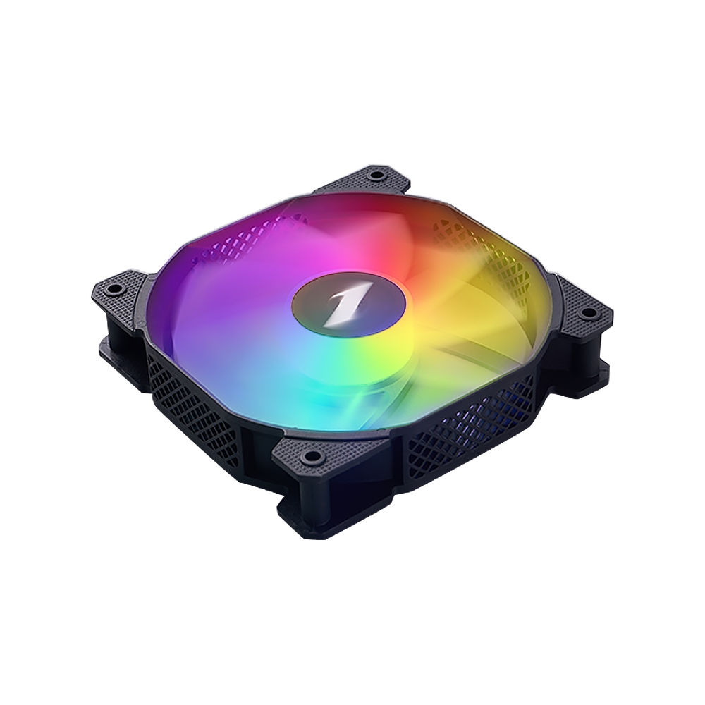 Вентилятор для корпуса 1STPLAYER F1R Reverse FRGB Black (F1R-BK-3P)