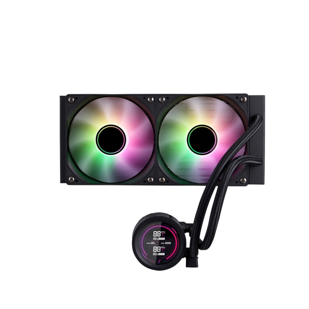 Система жидкостного охлаждения для процессора 1STPLAYER TS4 240 Black (TS4-240-BK)