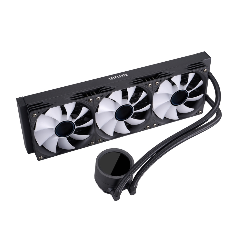 Система жидкостного охлаждения для процессора 1STPLAYER TS4 360 Display ARGB Black (TS4-360-BK)