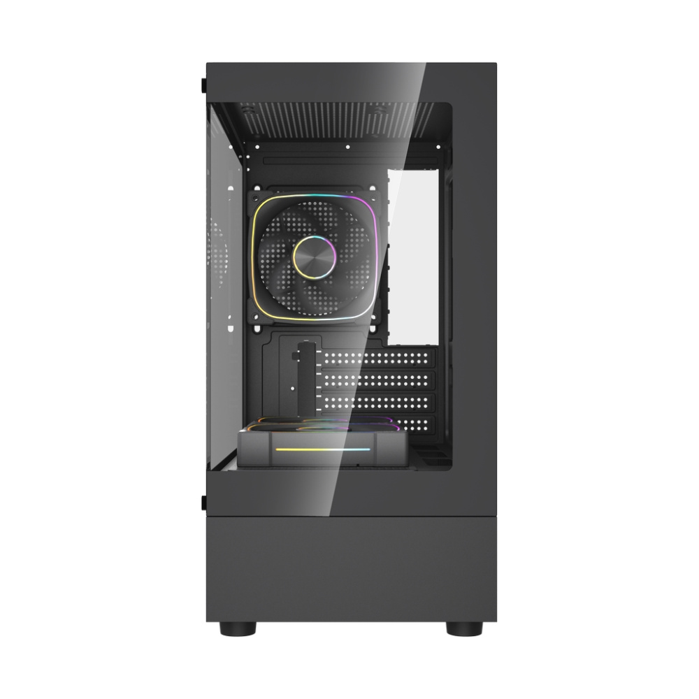 Компьютерный корпус Powercase Vision Micro M1 TG ARGB Black (CVMM1B-A3)