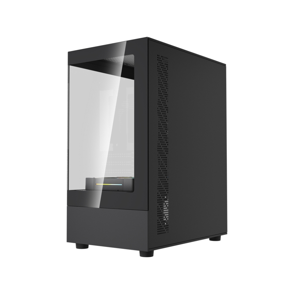 Компьютерный корпус Powercase Vision Micro M1 TG ARGB Black (CVMM1B-A3)