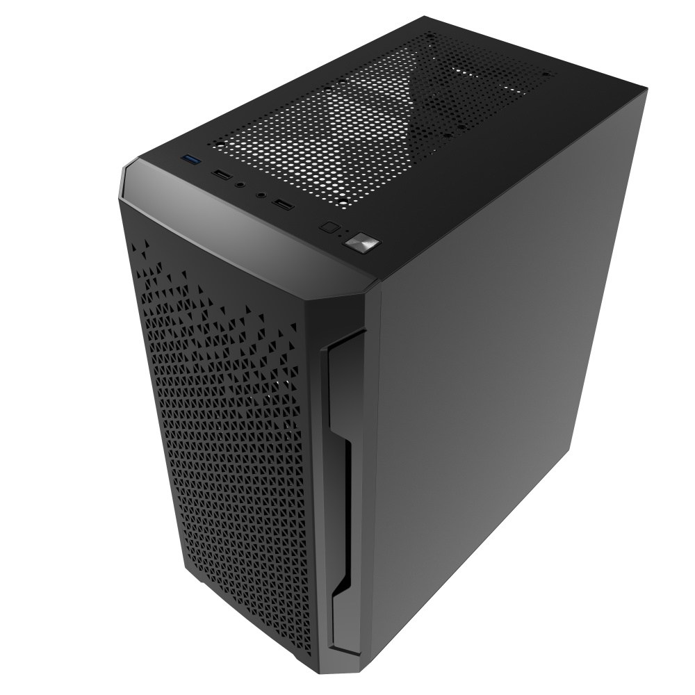 Компьютерный корпус Powercase Mistral Micro Z2B SI Black (CMIMZB-F2SI)
