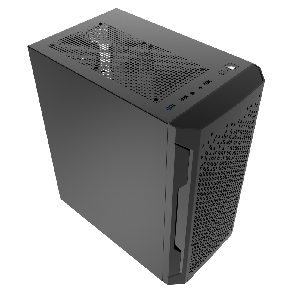 Компьютерный корпус Powercase Mistral Micro Z2B SI Black (CMIMZB-F2SI)