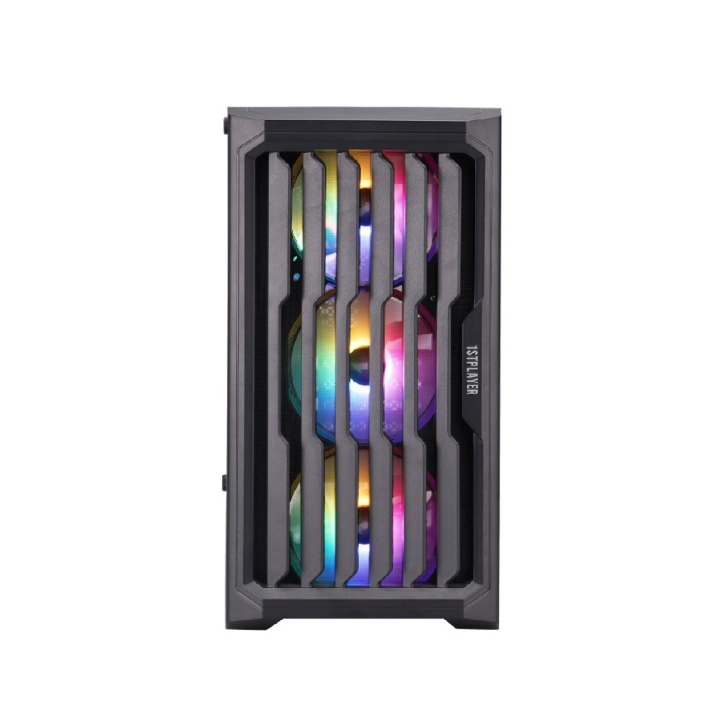 Компьютерный корпус 1STPLAYER BULLET HUNTER H2 FRGB Black (H2-BK-4F1)