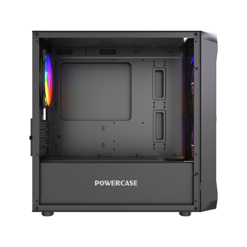 Компьютерный корпус Powercase Mistral Micro A3B ARGB V2 ARGB Black (CMMAB-A3-V2)