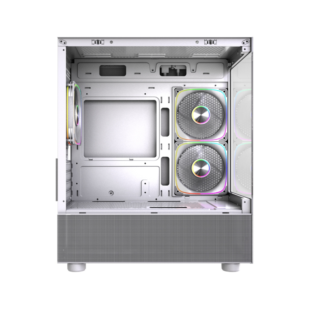 Компьютерный корпус Powercase Vision Micro M2 TG ARGB White (CVMWM2-A3)