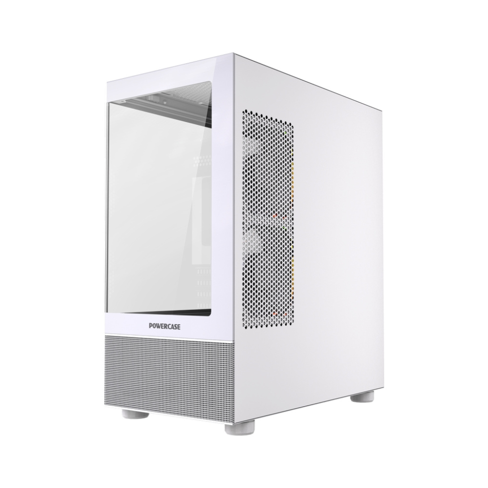 Компьютерный корпус Powercase Vision Micro M2 TG ARGB White (CVMWM2-A3)