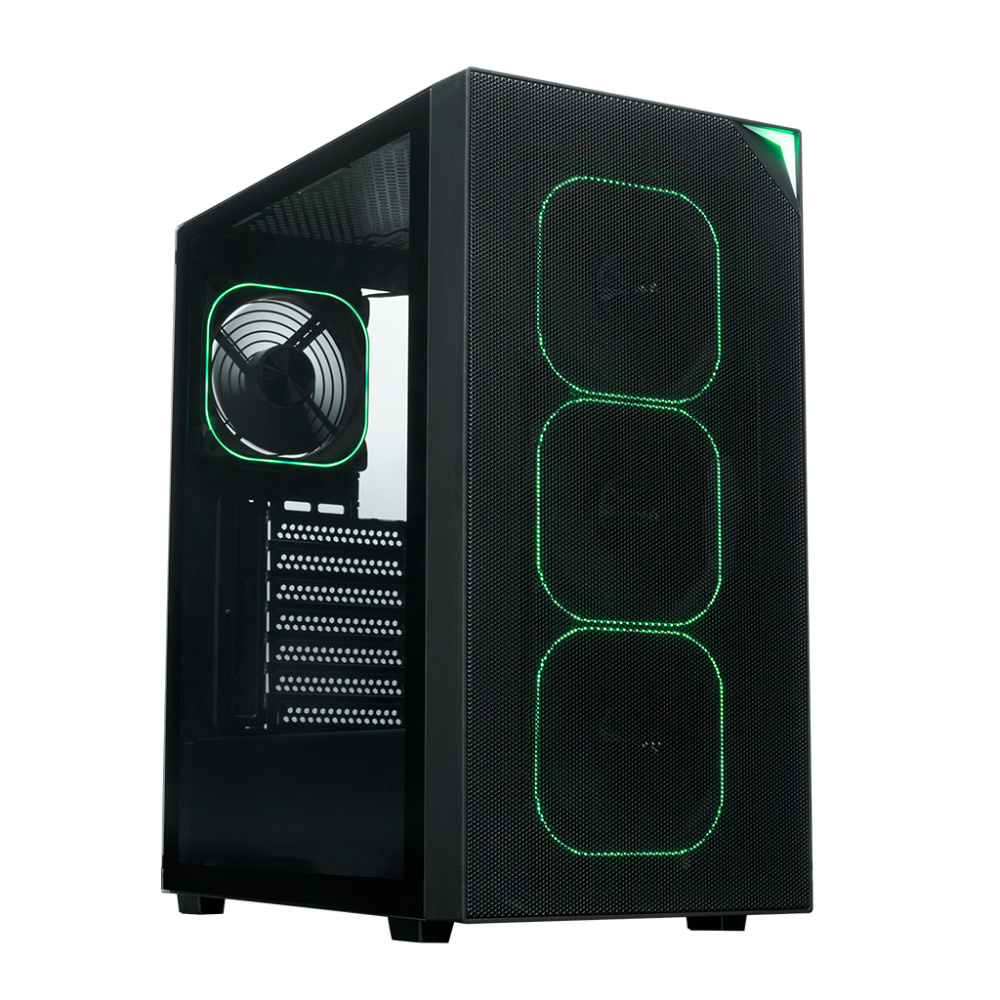 Компьютерный корпус XASTRA A408 4ARGB TG Black (A408-4FG12A)