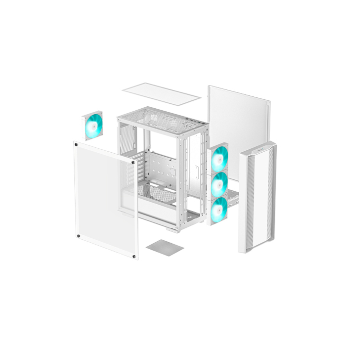 Компьютерный корпус Deepcool CC560 WH V2 White (R-CC560-WHGAA4-G-2)