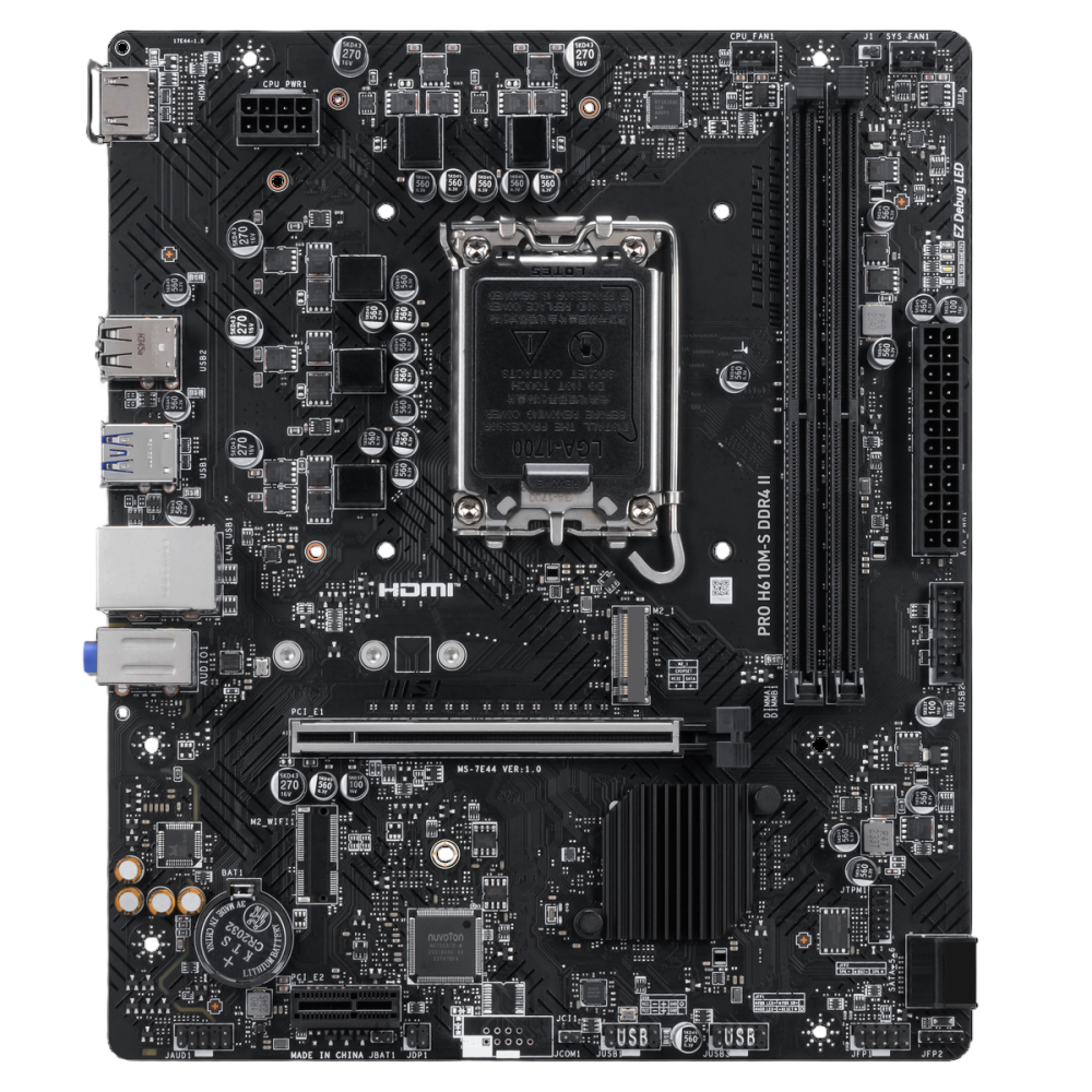 Материнская плата MSI PRO H610M-S DDR4 II