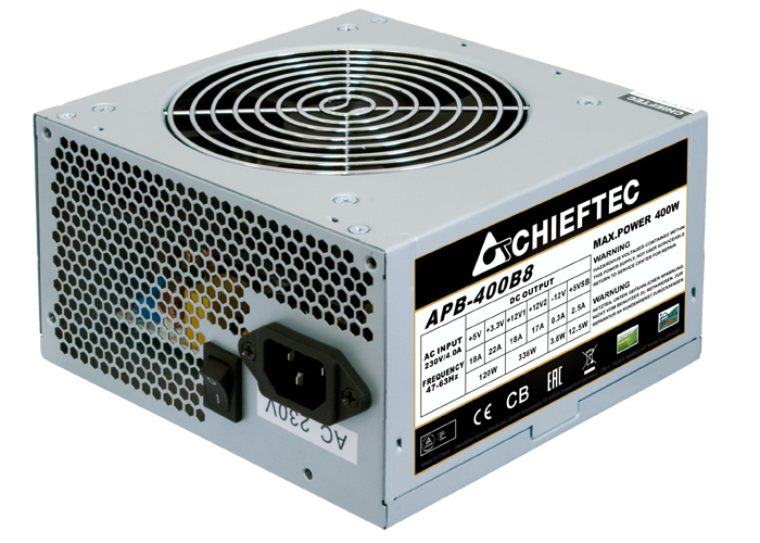 Блок питания Chieftec 400W VALUE (APB-400B8) OEM