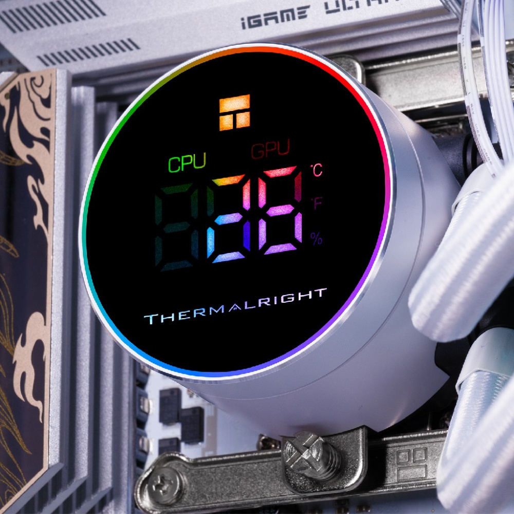 Система жидкостного охлаждения для процессора Thermalright Frozen Magic 360 Digital ARGB V2 White (TRFM360DAWV2)