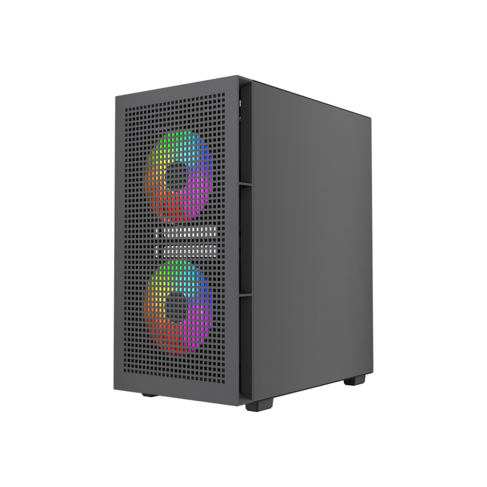 Компьютерный корпус Powercase Mistral SM05 TG ARGB Black (CMMSM05B-A3)
