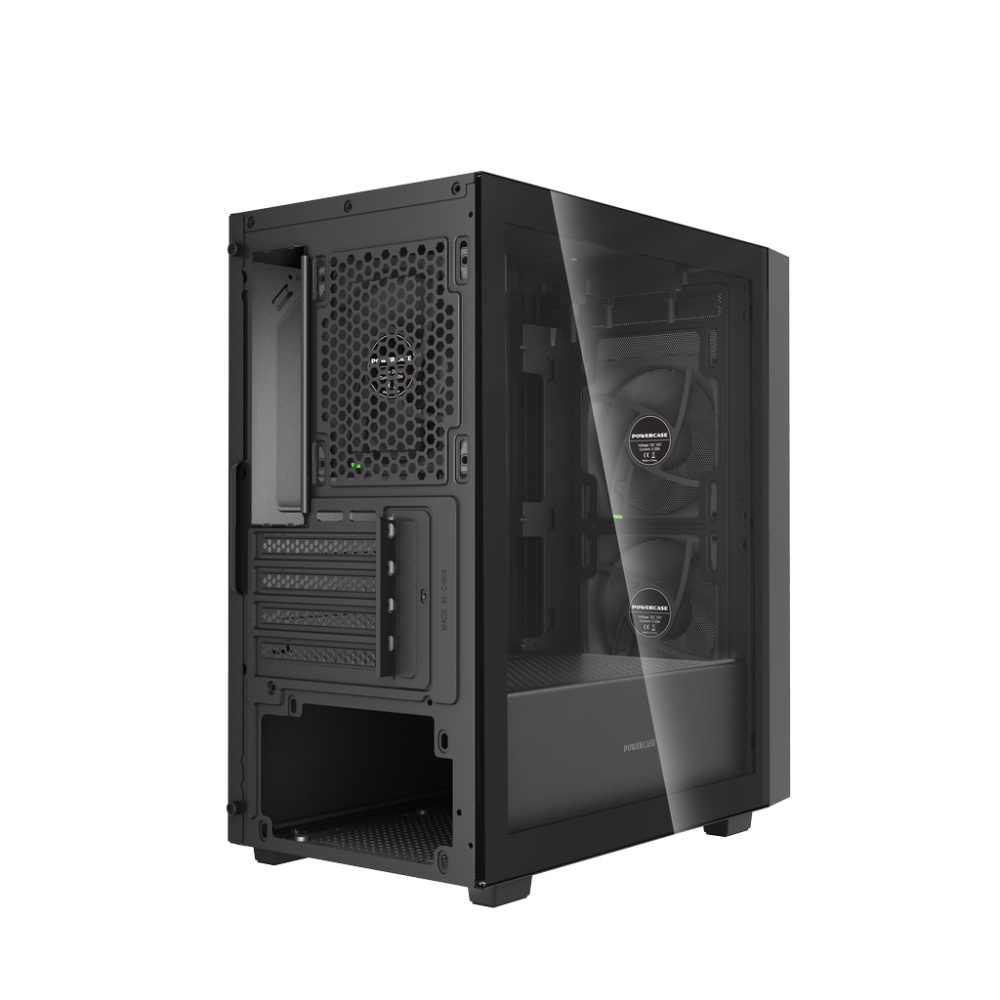 Компьютерный корпус Powercase Mistral SM03 TG ARGB Black (CMMSM03B-A3)