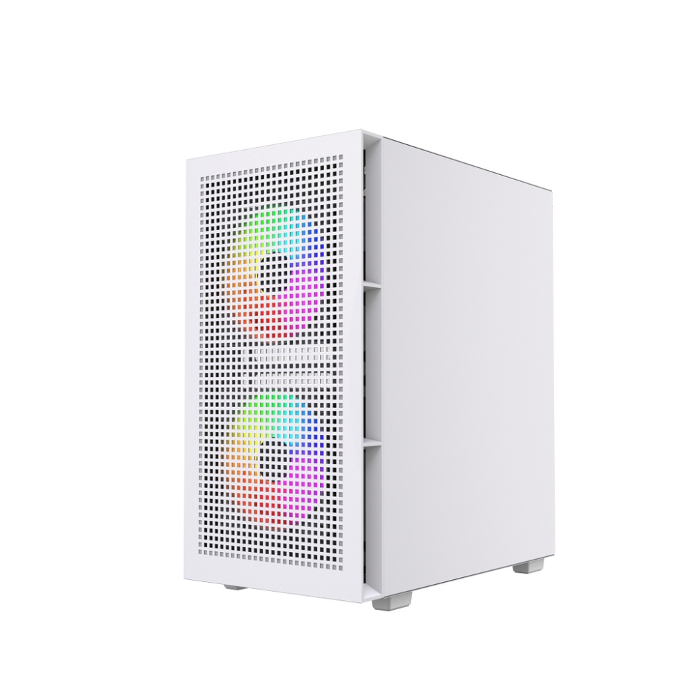 Компьютерный корпус Powercase Mistral SM05 TG ARGB White (CMMSM05W-A3)