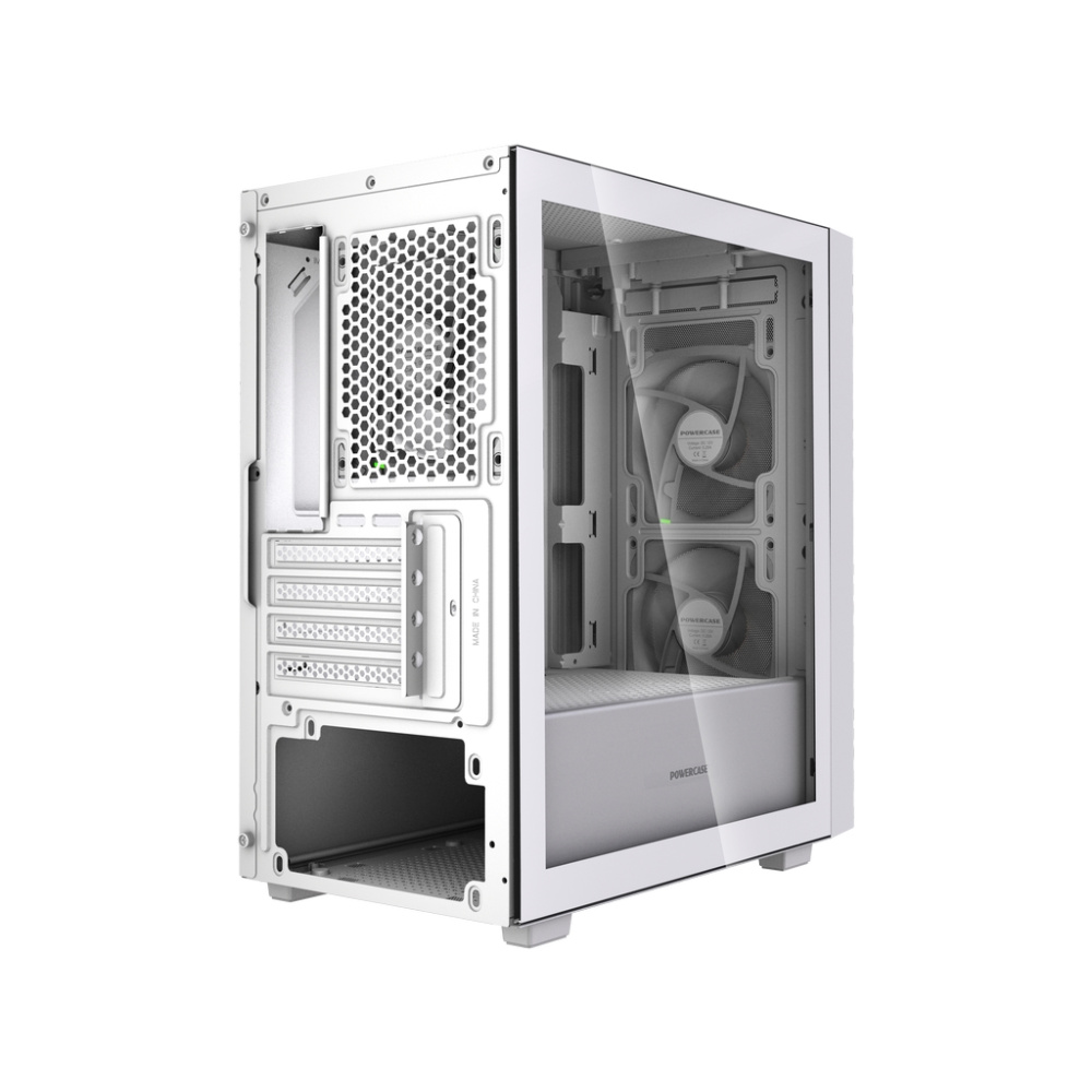 Компьютерный корпус Powercase Mistral SM03 TG ARGB White (CMMSM03W-A3)