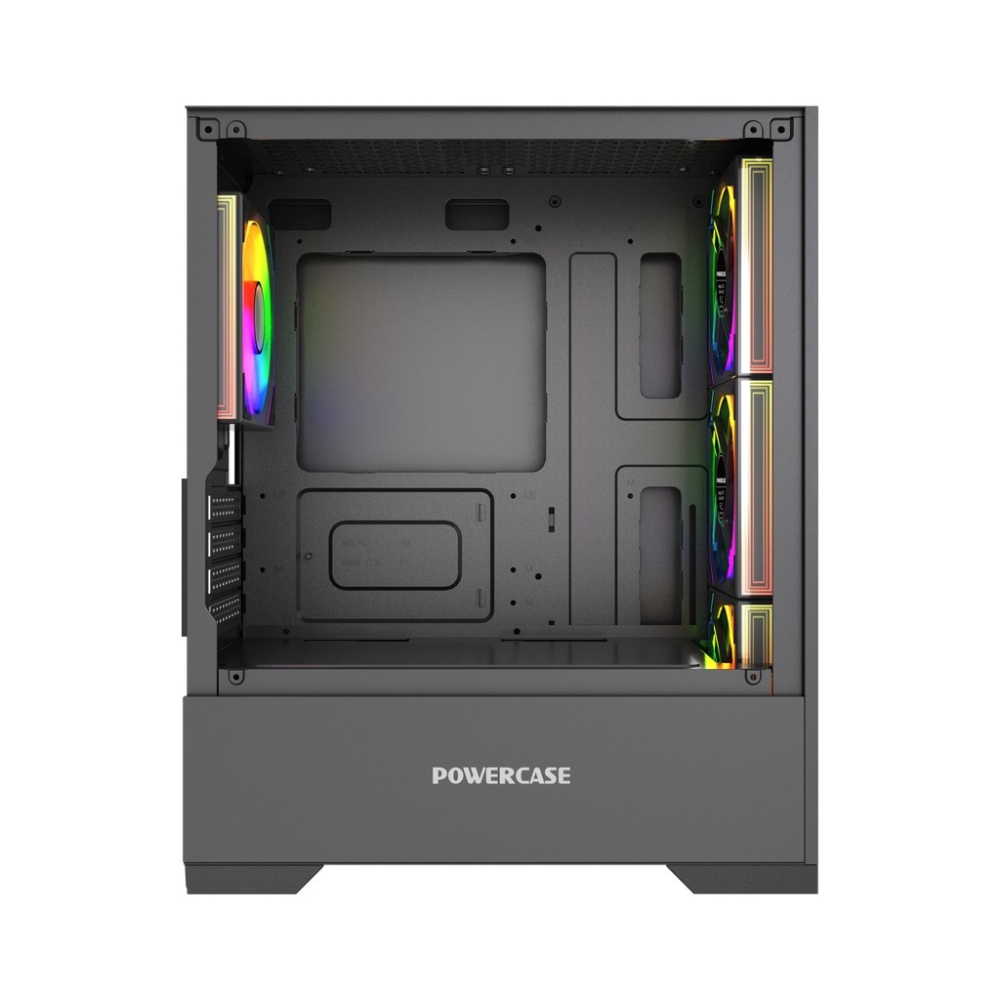 Компьютерный корпус Powercase Mistral Micro B315 ARGB Black (CMMB315-A4)