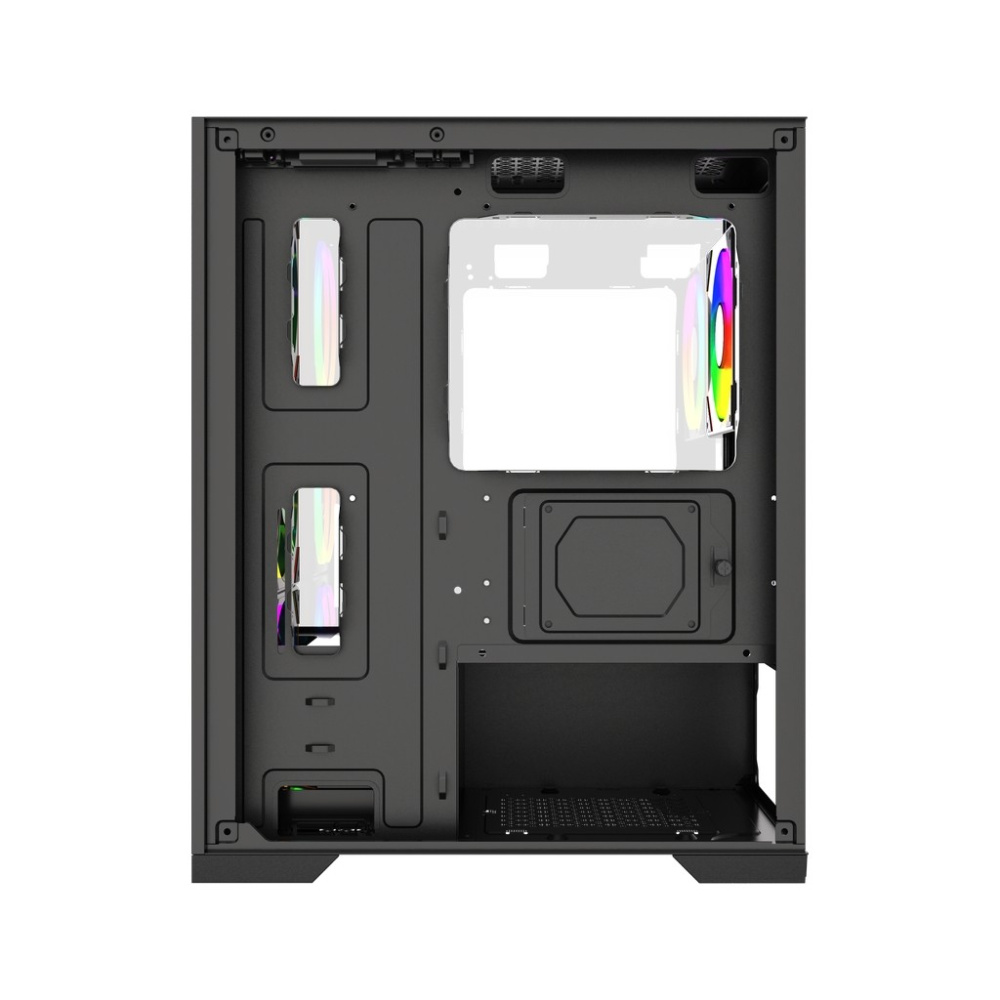 Компьютерный корпус Powercase Mistral Micro B315 ARGB Black (CMMB315-A4)