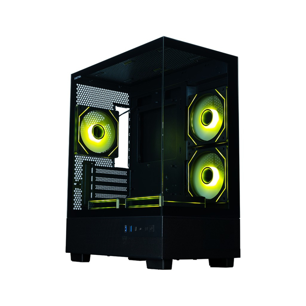 Компьютерный корпус XASTRA Q400M 5ARGB-C6-UC ARGB Black (Q400M-5FM12A-C6-UC)