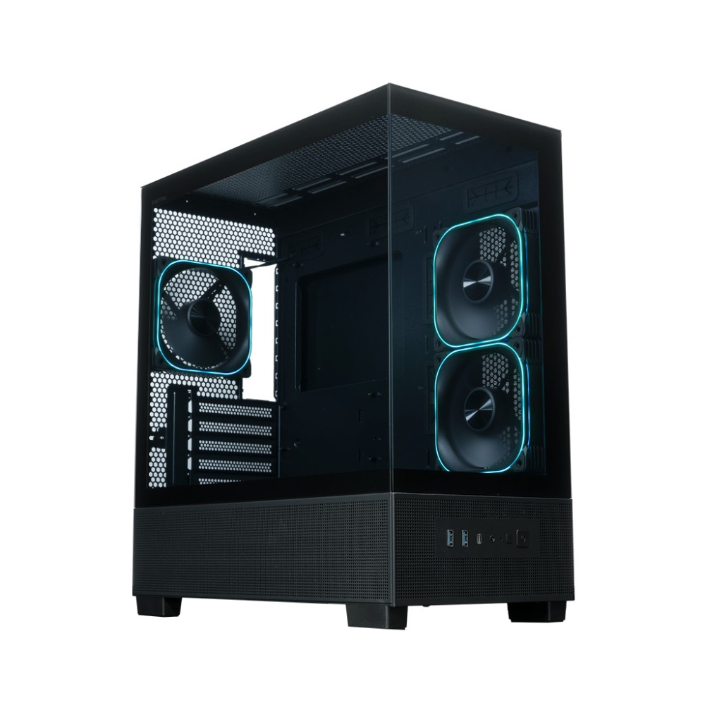 Компьютерный корпус XASTRA Q500M 3ARGB-FG-C10-UC ARGB Black (Q500M-3FG12A-C10-UC)