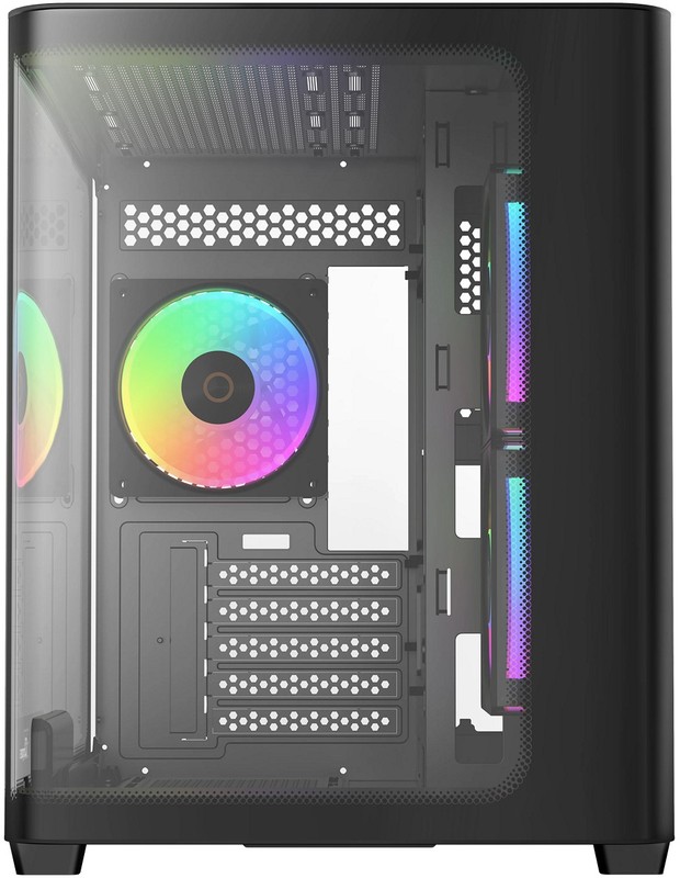 Компьютерный корпус Ocypus Iota C50 BK Curve Glass ARGB Digital TG Black (Iota-C50-BKD300CD-GL)
