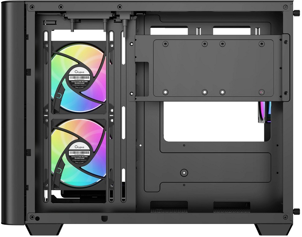 Компьютерный корпус Ocypus Iota C50 BK Curve Glass ARGB Digital TG Black (Iota-C50-BKD300CD-GL)