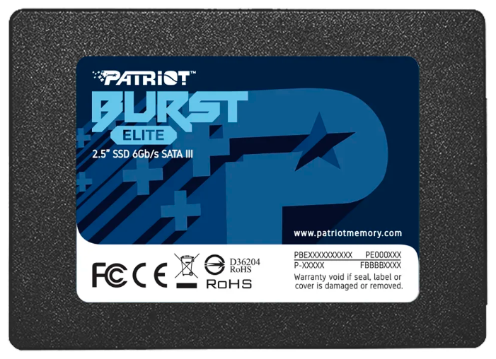 Твердотельный накопитель Patriot 120 Gb MEMORY BURST ELITE (PBE120GS25SSDR)