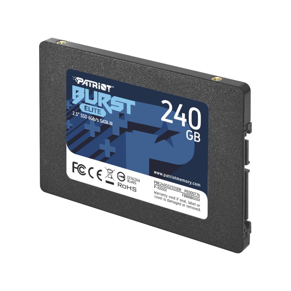 Твердотельный накопитель Patriot 240 Gb BURST Elite (PBE240GS25SSDR)