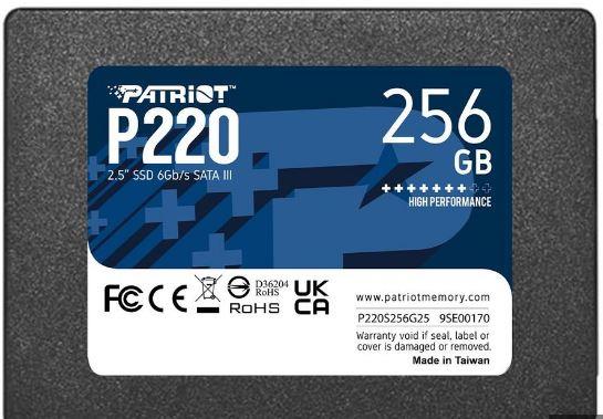 Твердотельный накопитель Patriot 256 Gb P220 (P220S256G25)